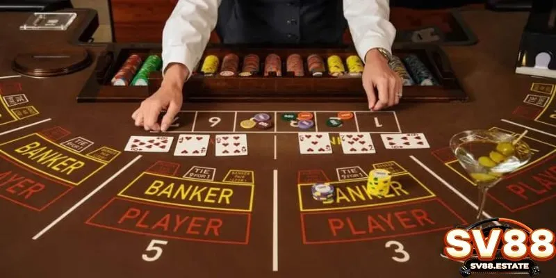 Luật chơi bài baccarat SV88 đơn giản, dễ hiểu